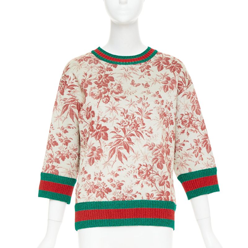 Gucci Floral Bloom Metallic Sweatshirt